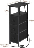 LOAKEKEL Narrow End Table Living Room - Image 3