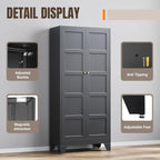 Yizosh Metal Storage Cabinet - Image 4