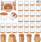 VIUME 32 Pcs Chair Leg Floor Protectors by VIUME
