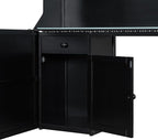 Modern Gaming Loft Bed with Built-in Desk, LED Lighting & Charging Hub – Full - Image 5
