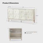 HULALA HOME Mid Century Sideboard Buffet Cabinet - Image 2