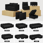 Belffin Modular Sectional Sofa Couch - Image 8