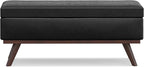 SIMPLIHOME Owen Lift Top Coffee Table Storage Ottoman - Image 6