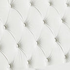 LEVNARY Chesterfield Loveseat Velvet, Upholstered Sofa - Image 5