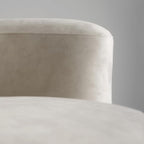 Acanva Luxury Modern Tight Curved Back Velvet Sofa, Minimalist Style Comfy Couch - Image 9