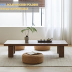 Japanese Style Vintage Tea Table Low Table Rectangular Tatami Table Sitting On - Image 5