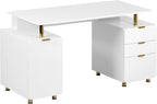 Elegant 57" W Executive Desk by TechniMobili