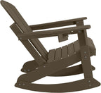 Outdoor Rocking Chairs Set of 4, HDPE Poly All-Weather Patio Rocking Chairs - Image 8