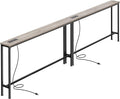 SUPERJARE 102.4 Inch Sofa Table by SUPERJARE