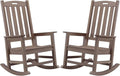 Psilvam Oversized Outdoor Rocking Chair Set of 2, Porch Rocker by PsilvamGardenFurniture