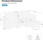 Belffin Convertible Sectional Sofa - Image 2