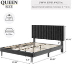 HAOARA Queen Size Platform Bed Frame - Image 2