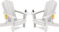 SERWALL Adirondack Chair with Cup Holders by SERWALL