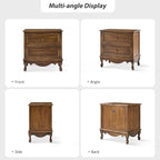 HULALA HOME Solid Wood End Tables Set of 2 - Image 5