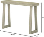 Plank+Beam Classic 46 Inch Console Table, Solid Pine Wood Entryway Table - Image 2