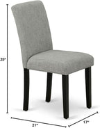 East West Furniture ABP1T06 Abbott Parson Dining Room Chairs - Image 3