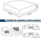 Water Repellent Single Seat Cushion Cover, Replacement Chair/Sofa Cushion - Image 5