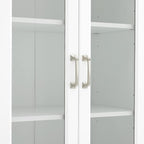 Crosley Furniture Stanton 3-Piece Sideboard Buffet Cabinet and Glass Door - Image 12
