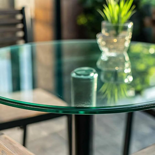 16" Round Tempered Glass Table Top by Unknown
