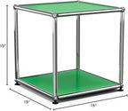 Nightstand Modern Storage Cabinet Green A Versatile Free-Standing Organizer - Image 3