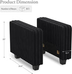 Belffin Plush Corduroy Modular Sectional Sofa Armrest Part Module - Image 3