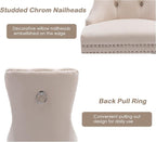 KCC Velvet Dining Chairs Set of 4, Upholstered High-end Tufted Dining Room Chair - Image 6
