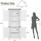GarveeHome 67 in Tall Corner Storage Cabinet - Image 2
