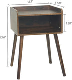 MaxSmeo Night Stand Set 2, Mid Century Modern Side Table Bedroom - Image 3