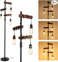 Dimmable Industrial Floor Lamp, Farmhouse Tree Floor Lamp, 68 Inch 3 Lights by Airposta