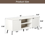 Fatmok TV Stand, Mid Century Entertainment Center - Image 2