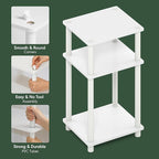 Furinno Just Turn-N-Tube Open Storage Nightstand, 1 Pack - Image 4