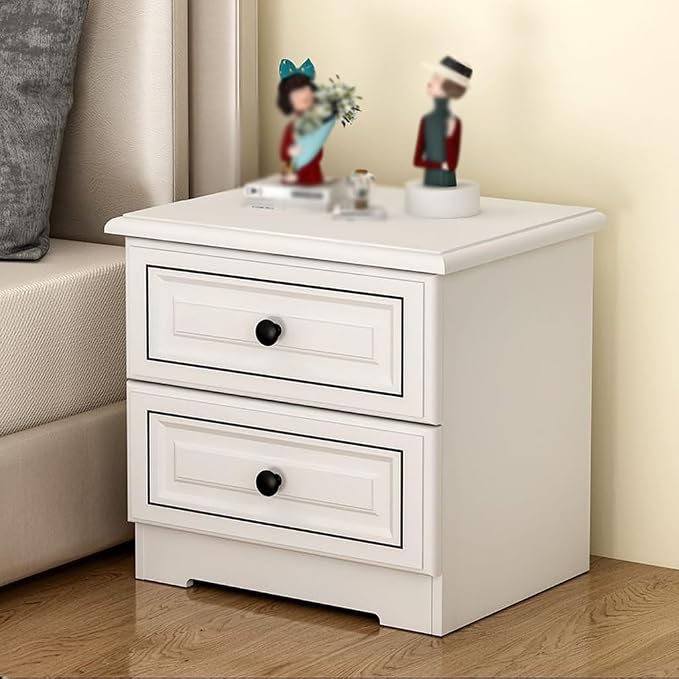 Bedside Storage Table Light Luxury Solid Wood Bedside Table, Simple Home - Image 2