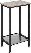 HOOBRO Tall Side Table, Industrial End Telephone Table by HOOBRO
