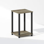 Furinno Turn-N-Tube Night Stand, 2-Tier Open Shelf Design Nightstand, Toolless - Image 3