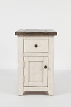 Jofran Madison County Pine Farmhouse Chairside Table by Jofran+Inc.