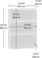 Sauder Beginnings 3-Shelf Bookcase, Bookshelf - Image 3