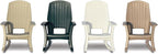 Semco Rockaway Heavy-Duty Outdoor Rocking Chair w/Low Maintenance All-Weather - Image 10