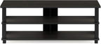 Furinno Sully 3-Tier Stand for TV up to 48 Inch, Espresso/Black - Image 4