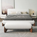homary Modern Bedroom Furniture Set 2 Piece, Upholstered Headboard - Image 7