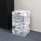 Luxury Marble Side Table, Square End Table - Image 5