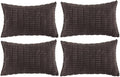 Fancy Homi 4 Packs Decorative Throw Pillow Covers by Fancy+Homi