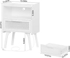 Lerliuo Rattan Nightstands set of 2 - Image 3