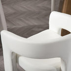 BESTANO Set of 2 Modern PU Leather Upholstered Dining Chairs - Image 5