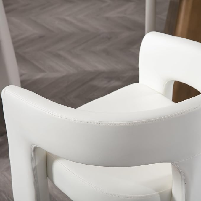 BESTANO Modern PU Leather Upholstered Dining Chairs - Image 6