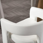 BESTANO Set of 4 Modern PU Leather Upholstered Dining Chairs - Image 5