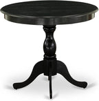East West Furniture AMT-ABK-TP Antique Dining Table - Image 4