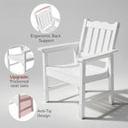 Stoog All-Weather Patio Chairs Set of 2, HIPS Outdoor Chairs - Image 8