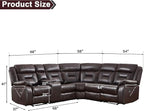 EBELLO Manual Reclining Sectional Sofa - Image 2
