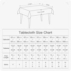 BALCONY & FALCON Square Tablecloth Washable Wrinkle Resistant and Water Proof - Image 6