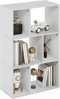 Furinno DALY Book Shelf, 6-Cube Bookshelf, Cube Storage Organizer Bookcase by Furinno-FitsYourSpaceFitsYourBudget